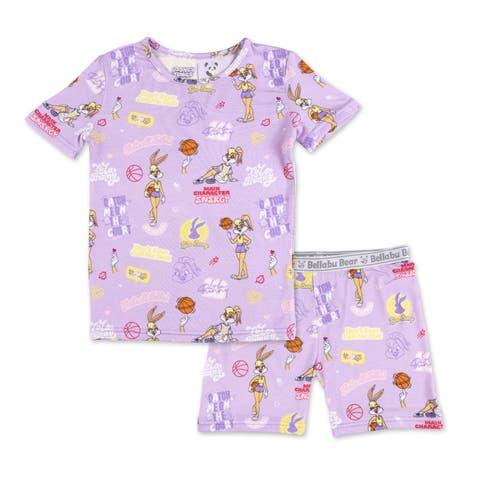 Lola Bunny Kids 2-Piece Short Sleeve & Shorts Pajama Set