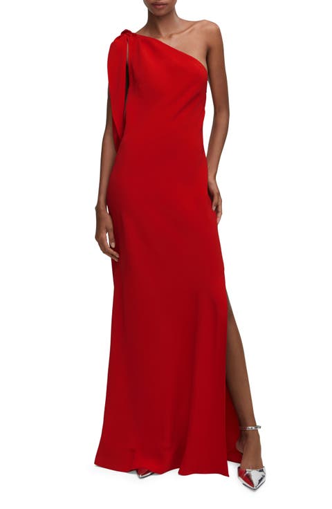 Asymmetric One-Shoulder Gown