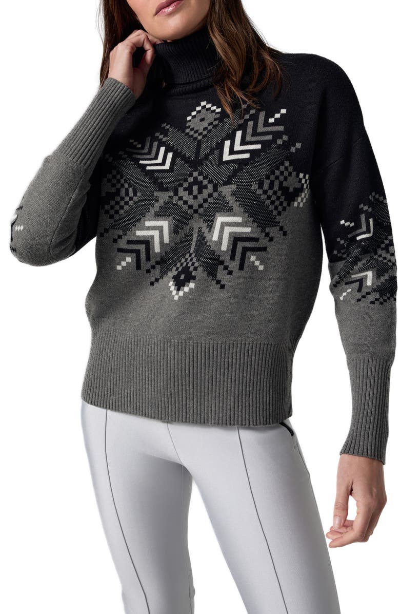 Alp N Rock Snowflake Ellis Organic Cotton Blend Turtleneck Sweater, Main, color, 