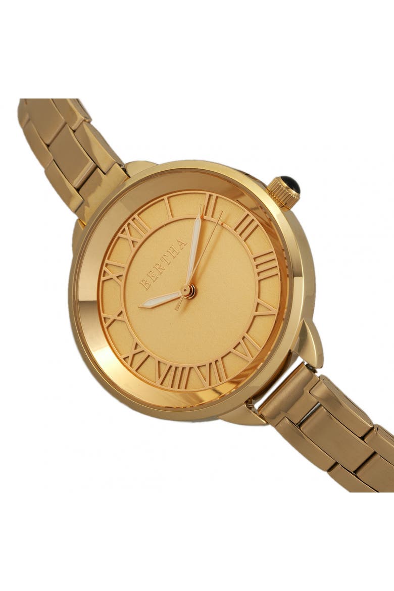 Madison Sunray Dial Bracelet Watch, Alternate, color, Gold