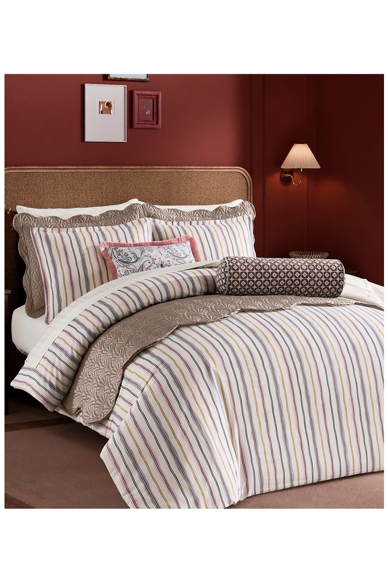 Deco Shells Quilt & Shams Set, Alternate, color, TAN OAK