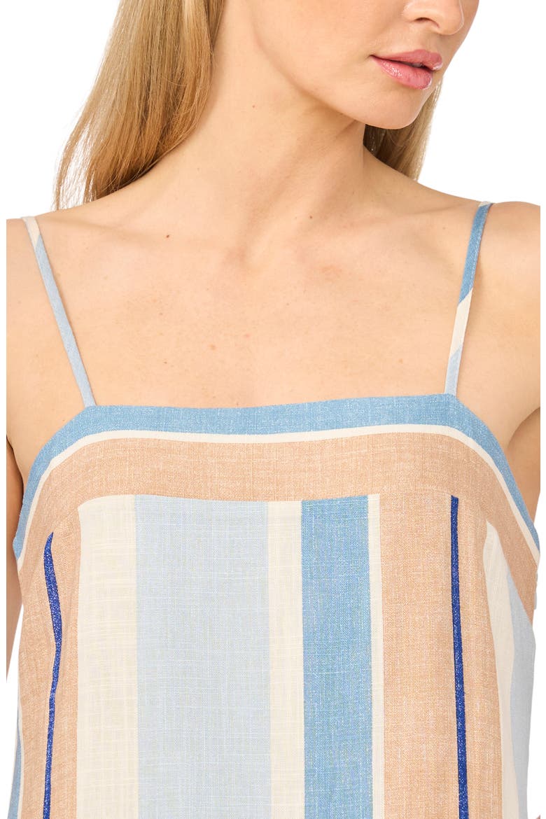 Vertical Stripe Maxi Dress, Alternate, color, AIRY BLUE