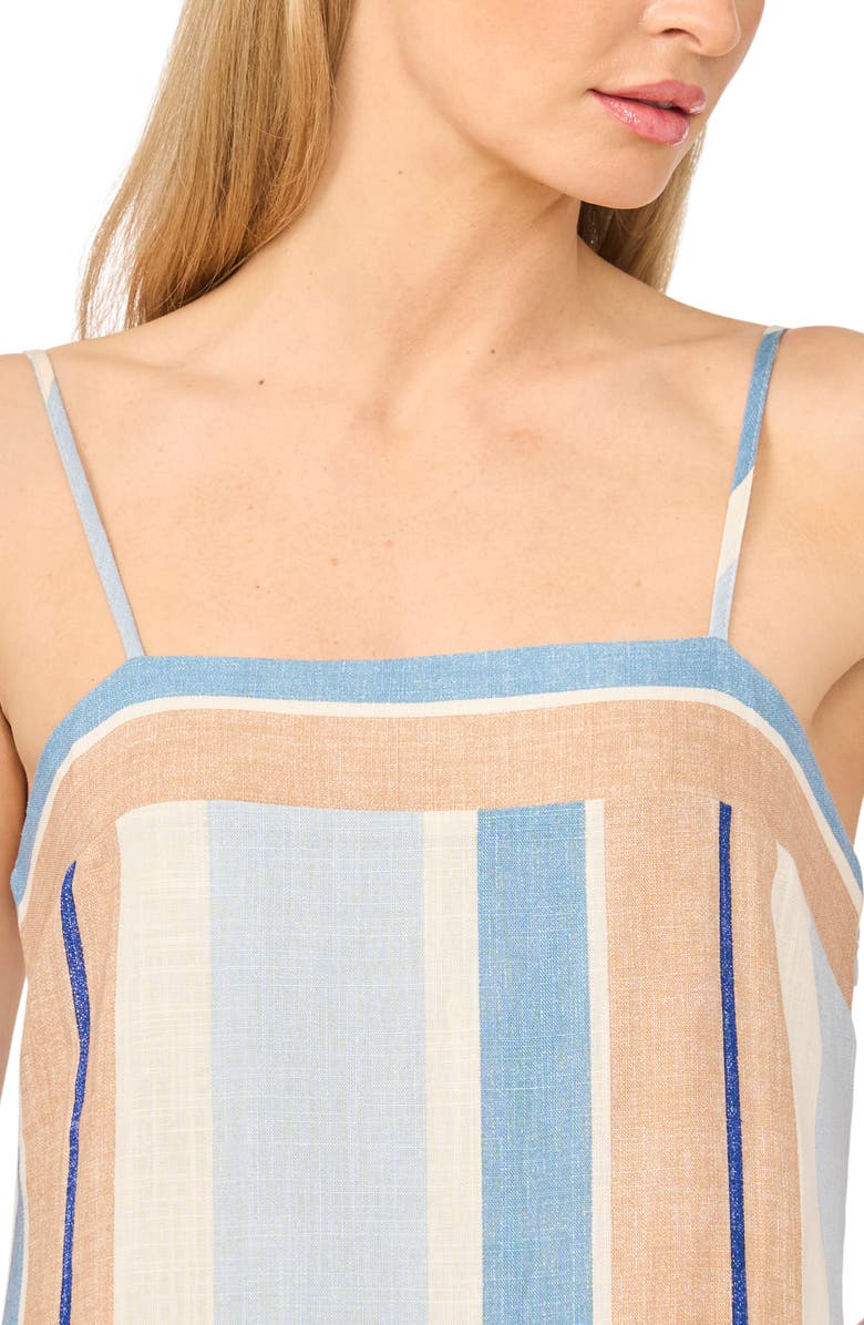 Halogen<sup>®</sup> Vertical Stripe Maxi Dress, Alternate, color, 