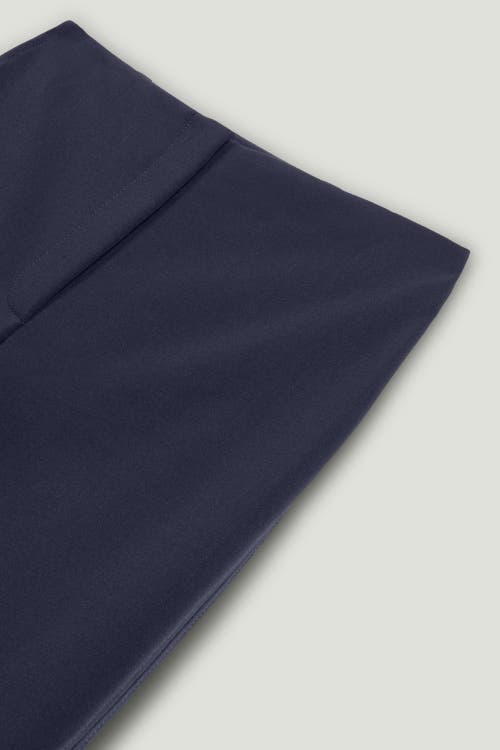 Nocturne Split-hem Straight Pants In Blue