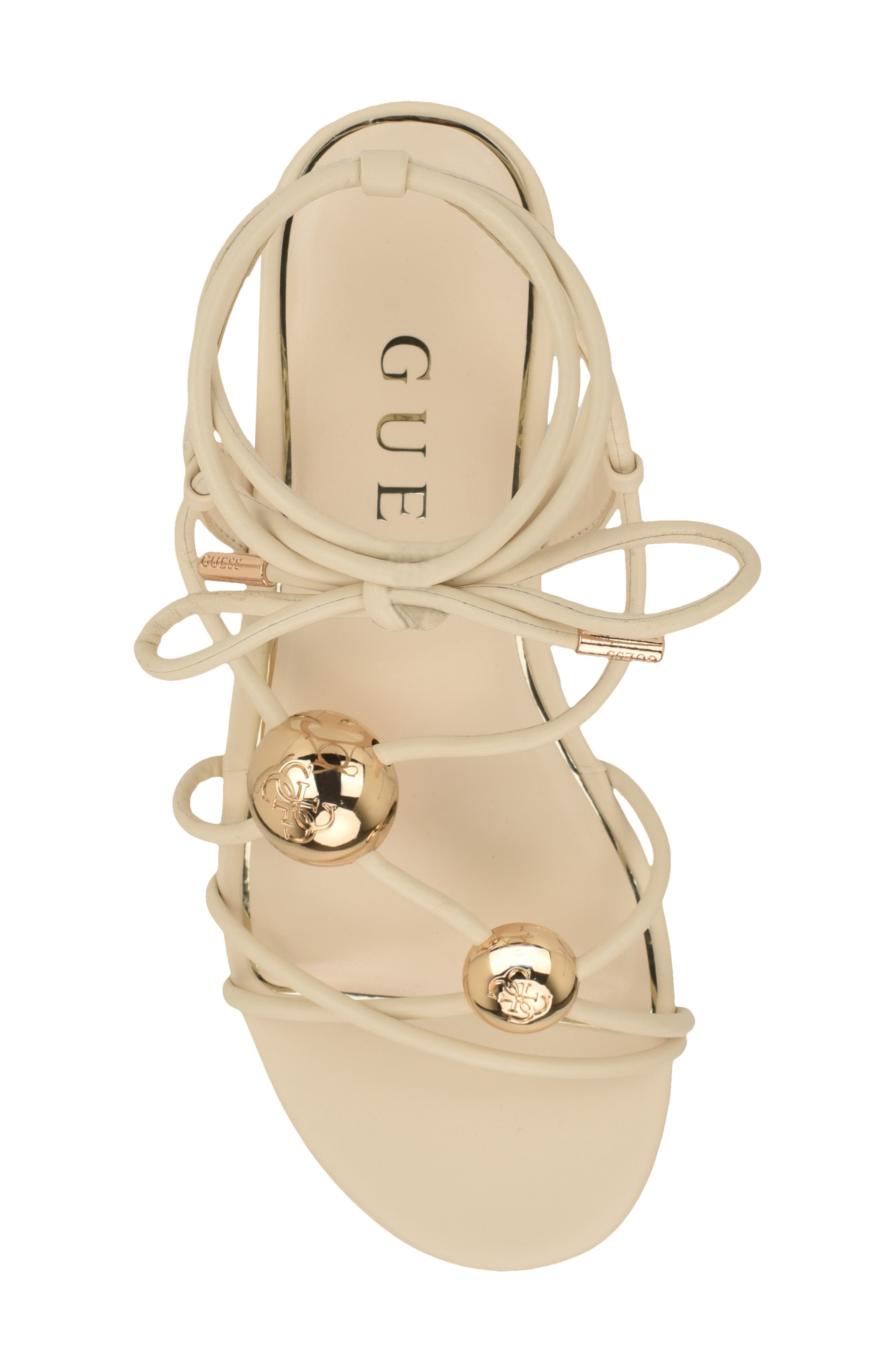 Tabell Ankle Wrap Sandal, Alternate, color, IVORY