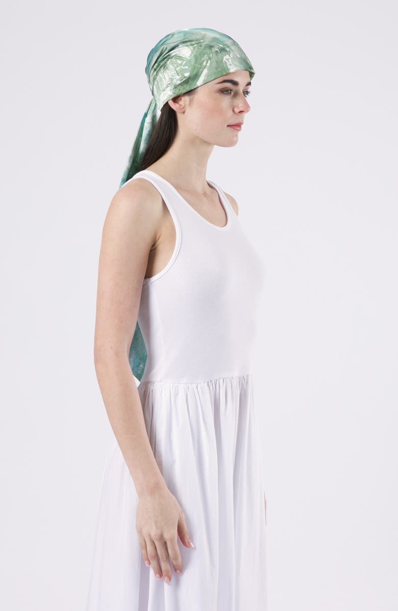 Eugenia Kim Gigi Satin Head Wrap, Alternate, color, Sage