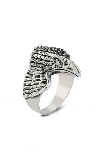 Yield Of Men Eagle Ring In Metallic