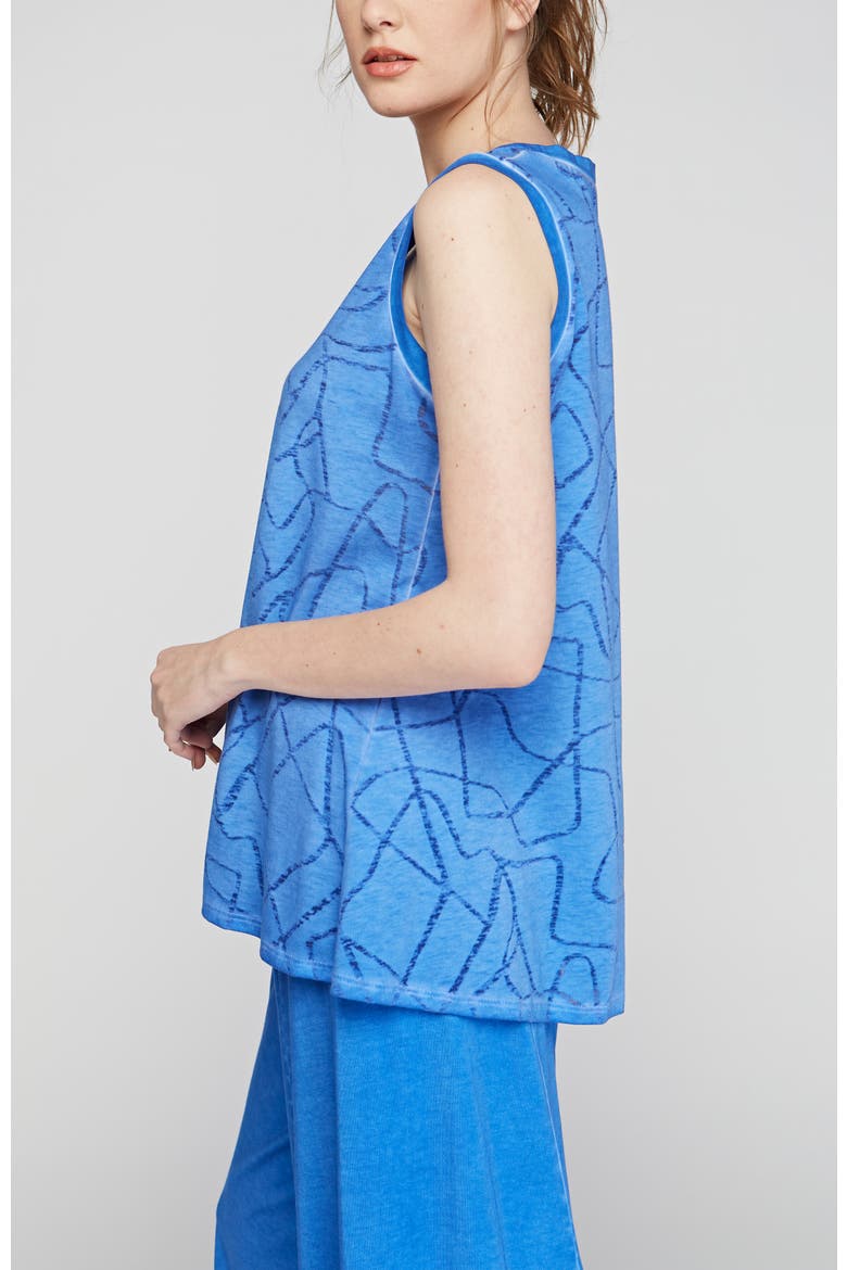 Ryder Devore Cotton Jersey Top, Alternate, color, Blue