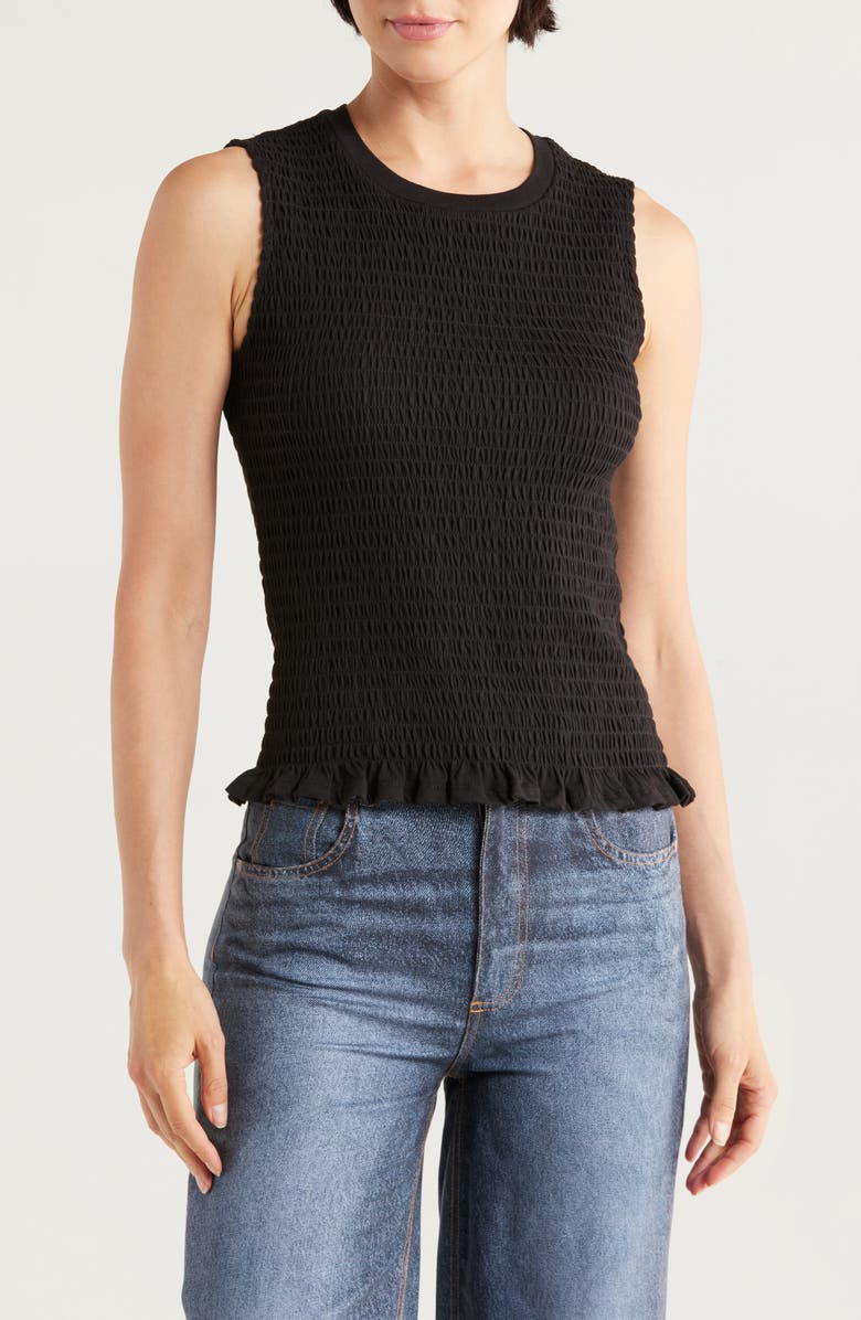 JASON WU Cotton Smocked Top, Main, color,