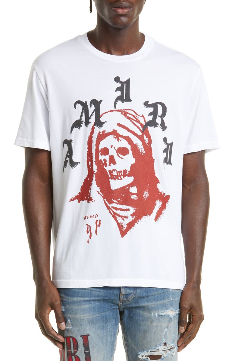 AMIRI x Wes Lang Solar Kings Cotton Graphic Tee, Main, color, 