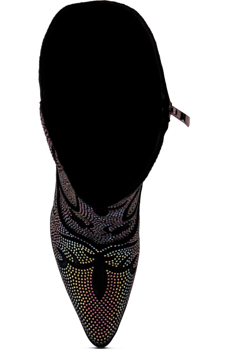 LONDON RAG Glimmer Western Boot, Alternate, color, Black