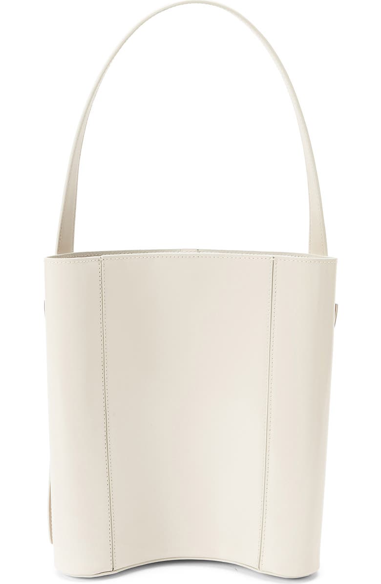 Coperni Ergonomic Leather Bucket Bag, Alternate, color, Beige Bei