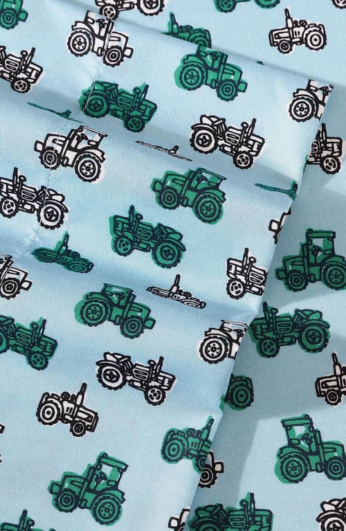 Eddie Bauer Little Rider Cotton Sheet Set In Blue/green
