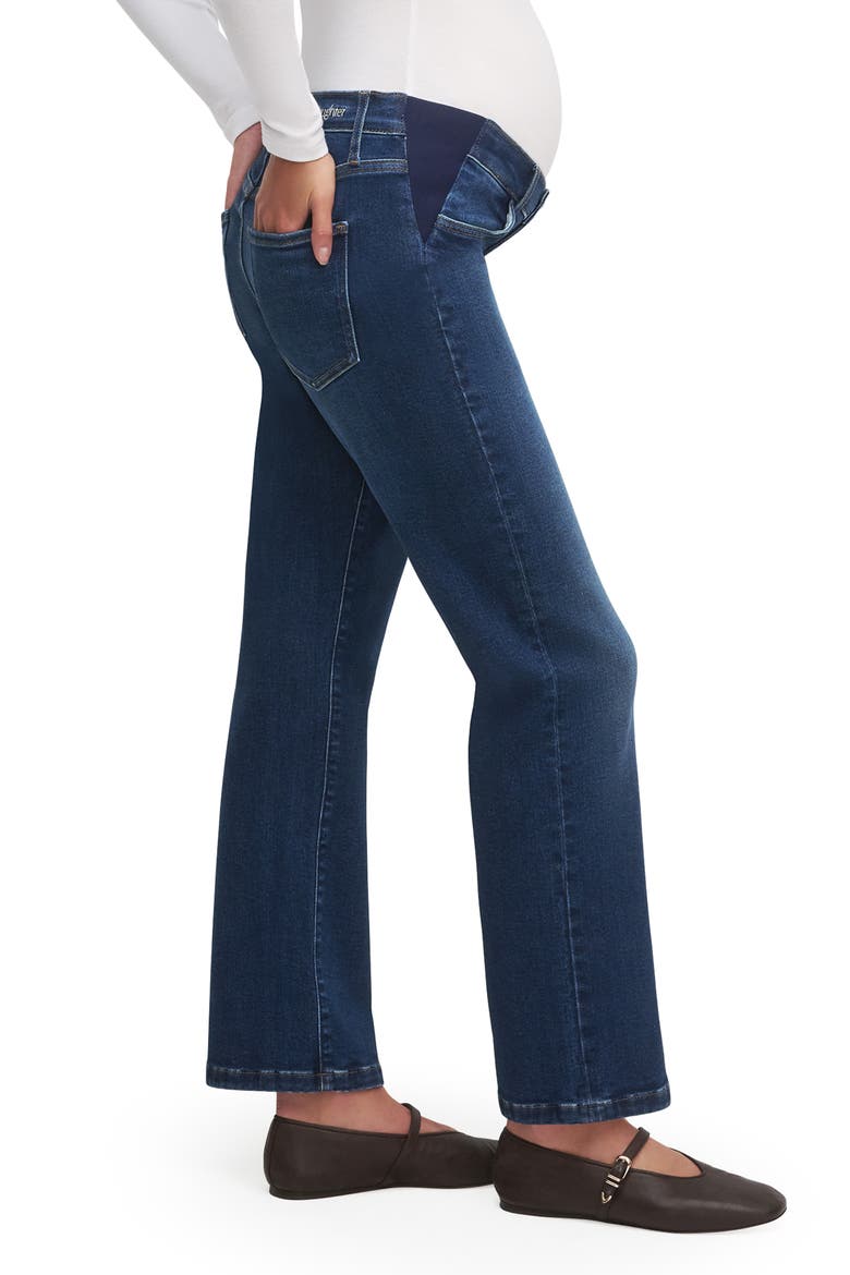 The Otto Mama Relaxed Straight Leg Maternity Jeans, Alternate, color, CHARLOTTE