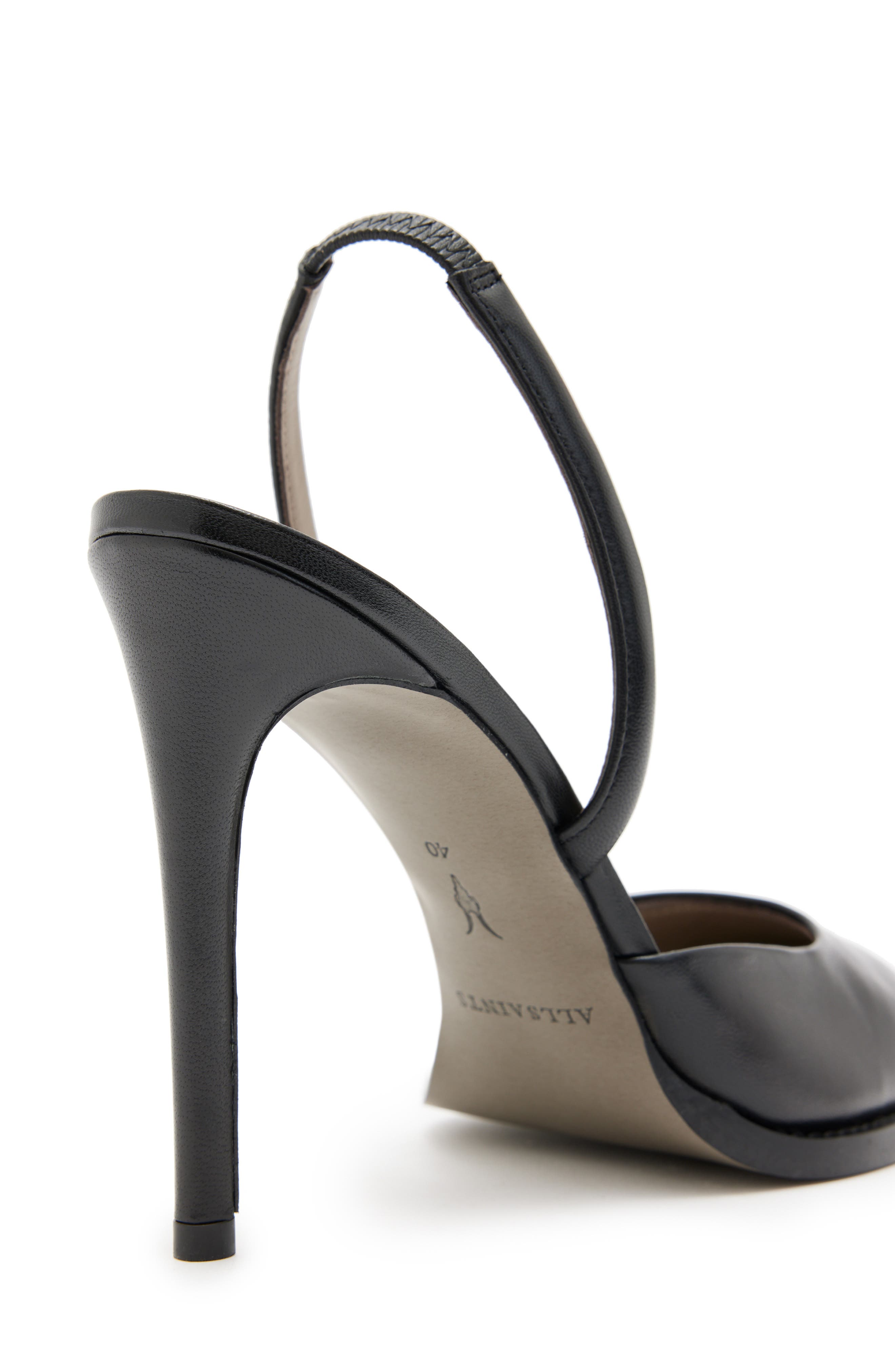 AllSaints Lily Slingback Pointed Toe Pump, Alternate, color, 