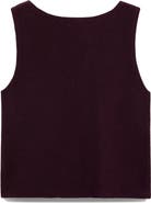 MANGO Fine Rib Sweater Tank