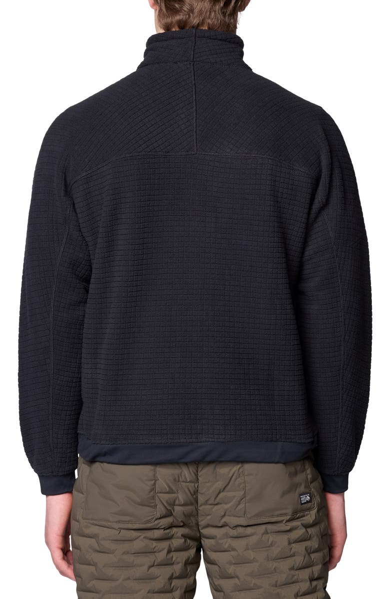 Mountain Hardwear Summit Grid Big Grid Half Zip Pullover, Alternate, color, Black
