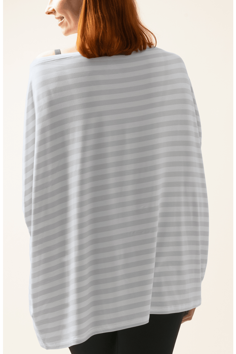 Multi-Use Nursing Cover, Alternate, color, Grey Stripe