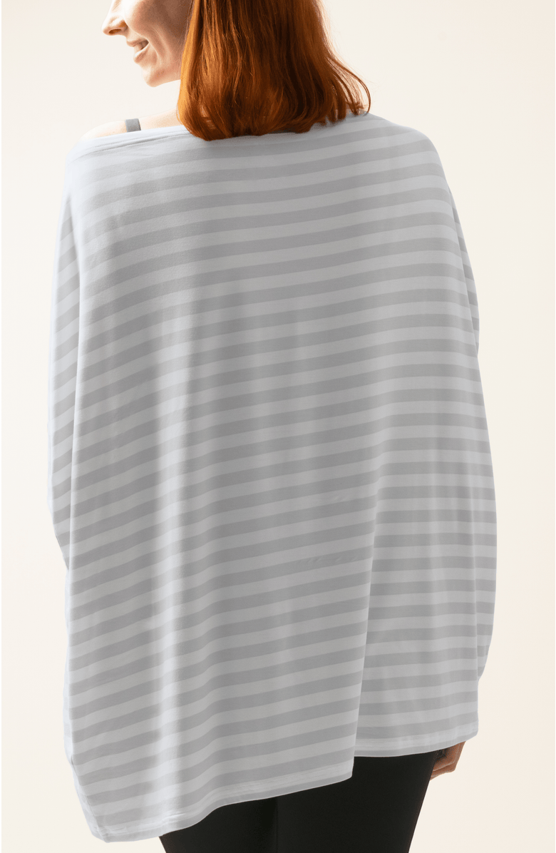 Kindred Bravely Multi-Use Nursing Cover, Alternate, color, Grey Stripe