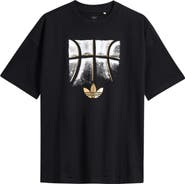 adidas Originals Kids' Layup Cotton Graphic T-Shirt