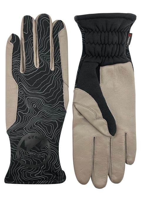 Performance Gloves with Leather Palm