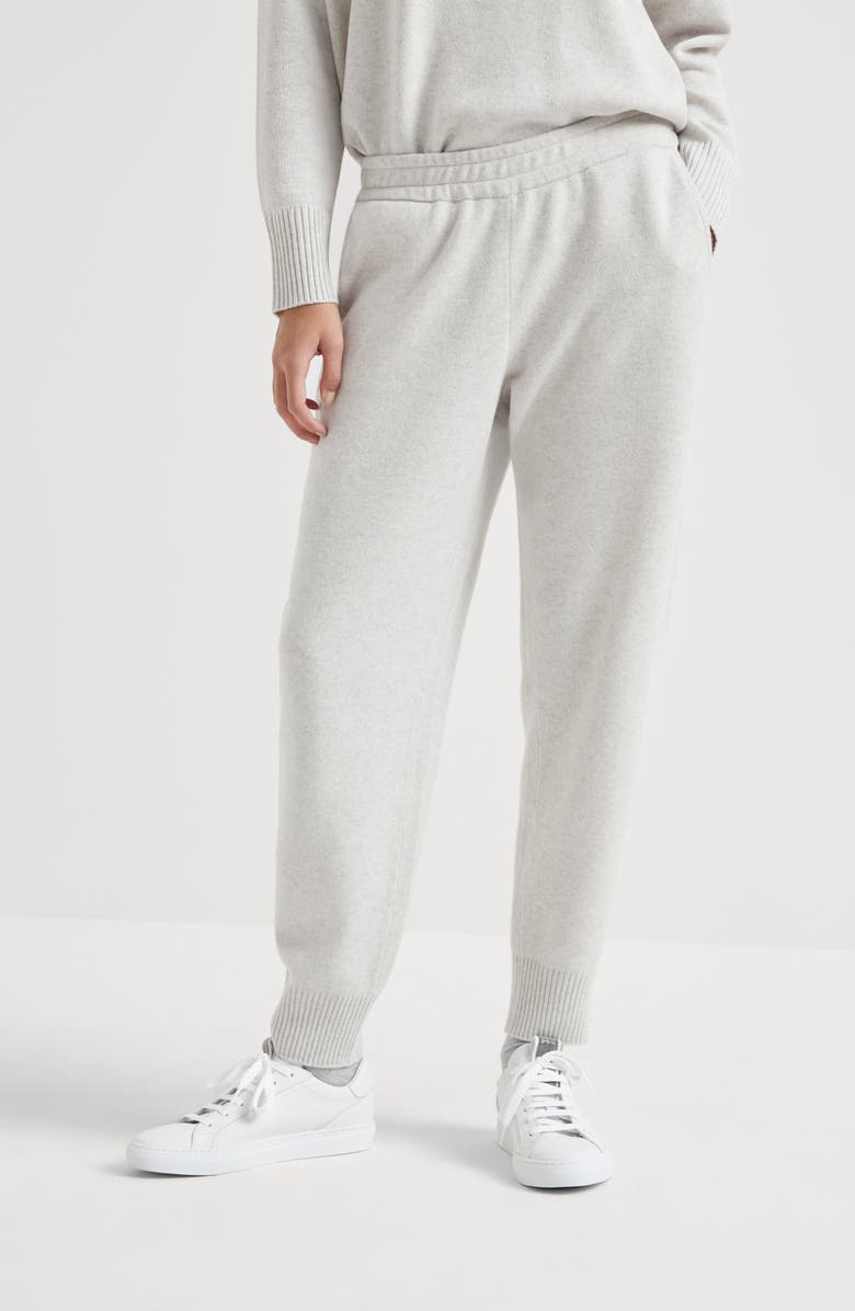 Brunello Cucinelli Knit trousers, Alternate, color, 