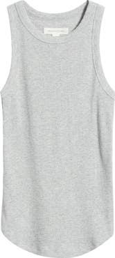 Treasure & Bond Pointelle Rib Crewneck Tank