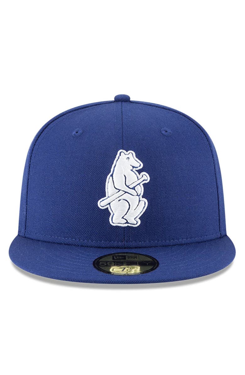 New Era Men's New Era Royal Chicago Cubs Cooperstown Collection Wool 59FIFTY Fitted Hat, Alternate, color, Royal
