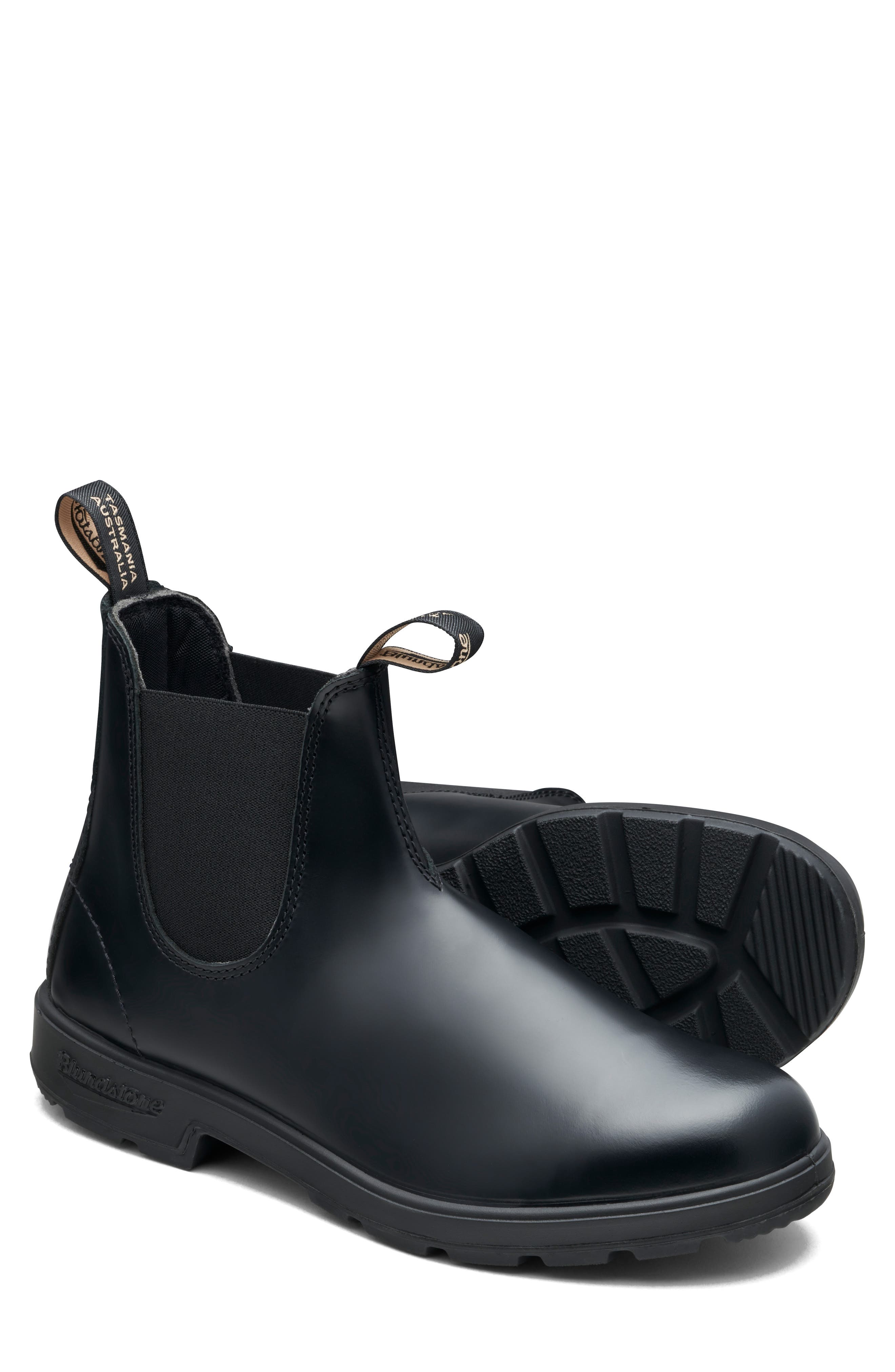 Blundstone Footwear Chelsea Boot, Main, color, Black Brush