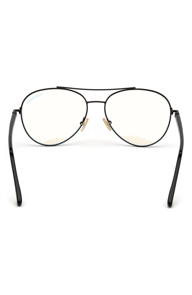 TOM FORD 55mm Blue Light Blocking Glasses, Alternate, color,