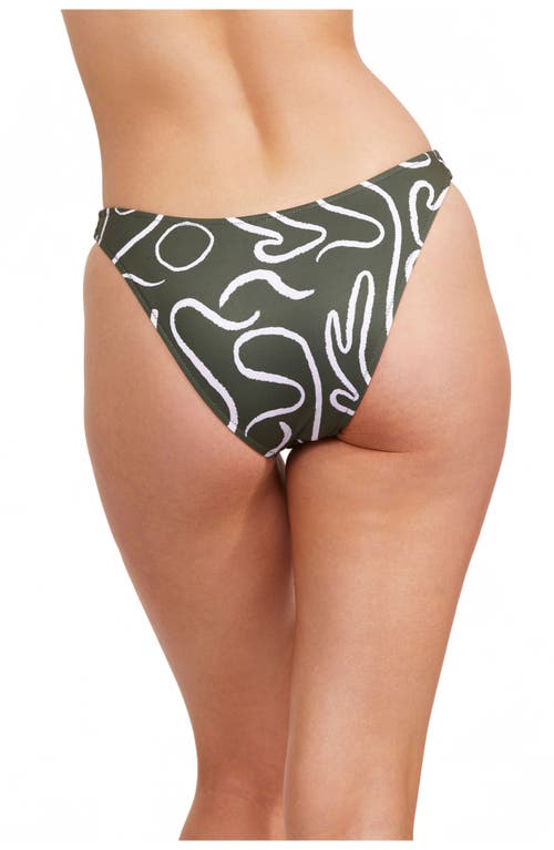 Luma Gottex Artsy Chic High Leg Bottom In Multi