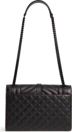 Saint Laurent Medium Monogram Quilted Leather Shoulder Bag