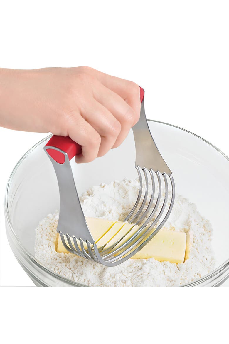 5.25 Inch Deluxe Pastry Blender, Red, Alternate, color, Red