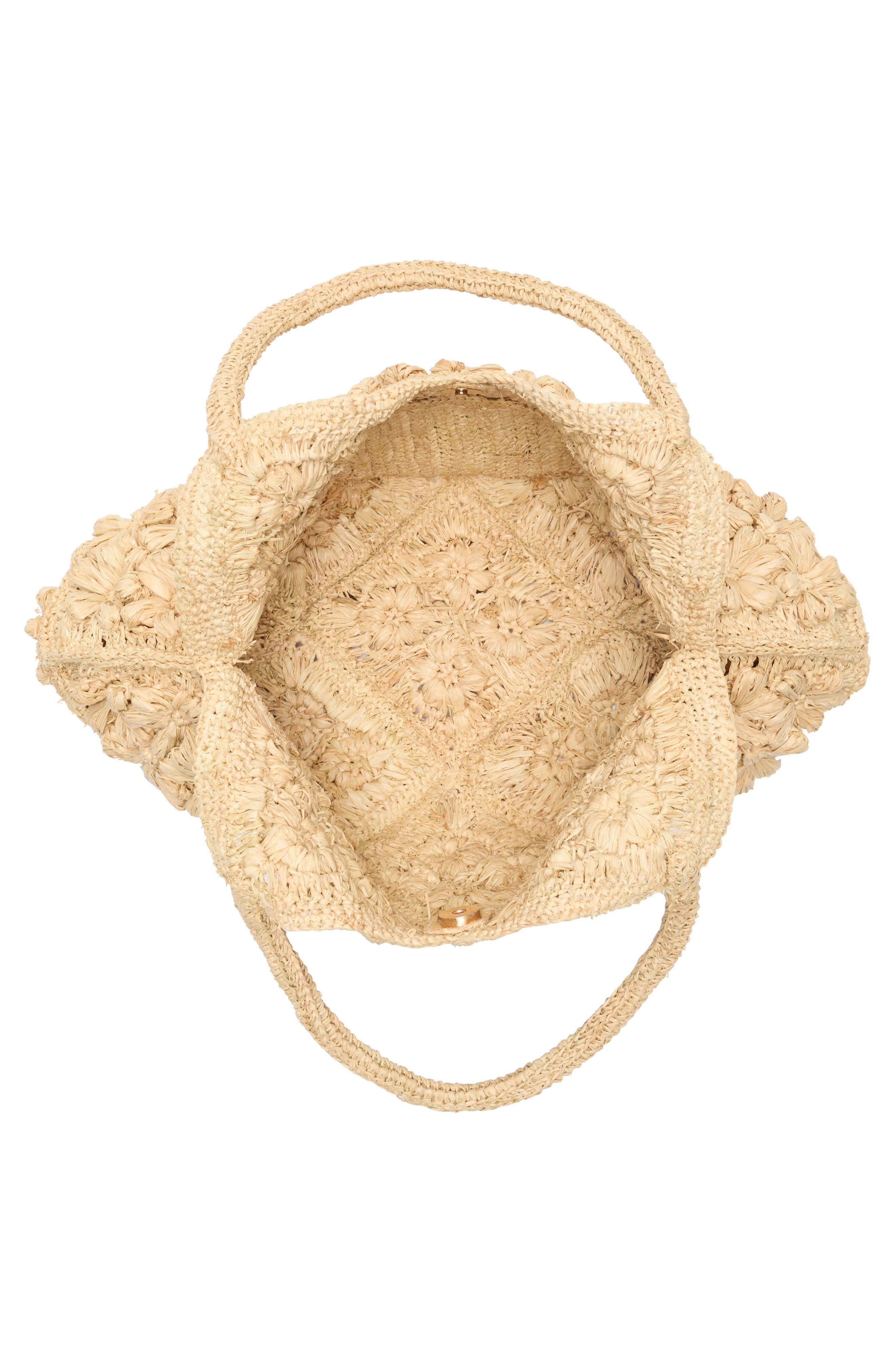 URBAN EXPRESSIONS HANDBAGS Straw Hobo Bag, Alternate, color, Natural