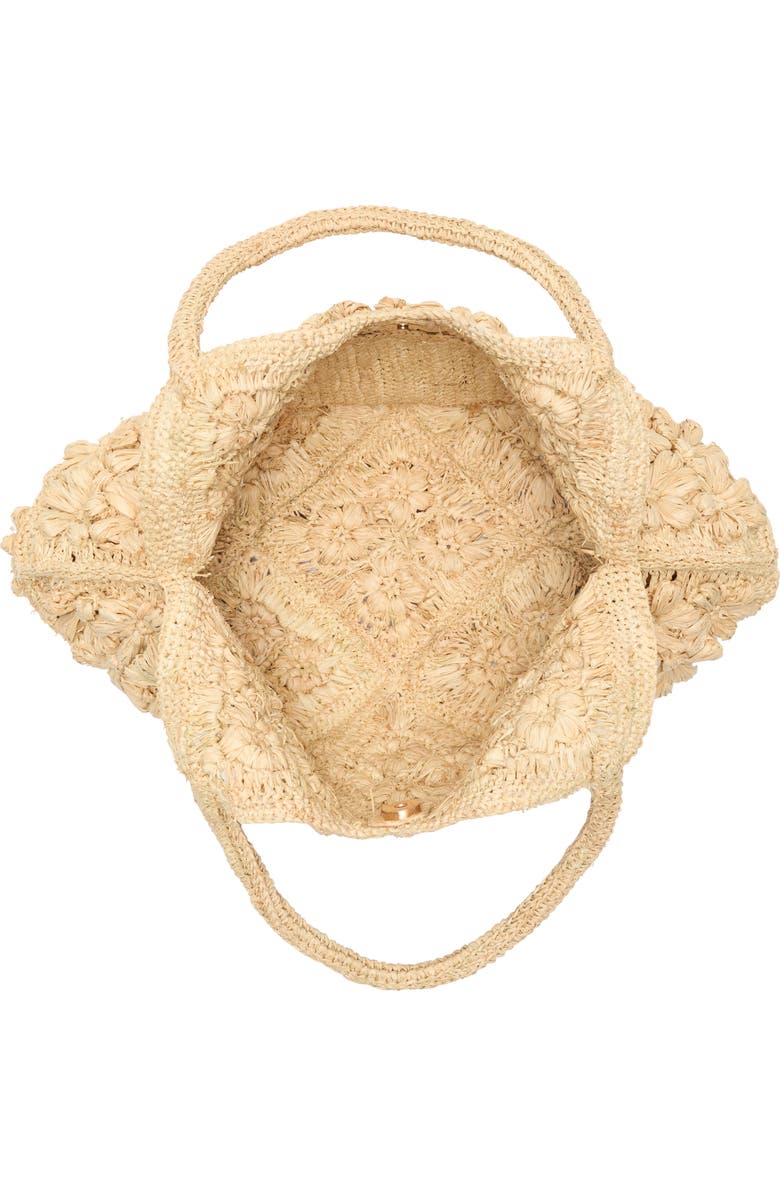 URBAN EXPRESSIONS HANDBAGS Straw Hobo Bag, Alternate, color, Natural