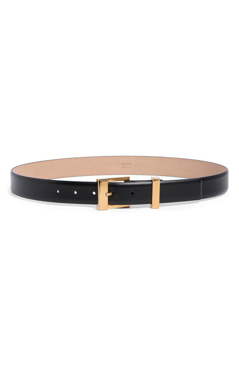 Khaite Manhattan Belt, Main, color, Black/ Gold