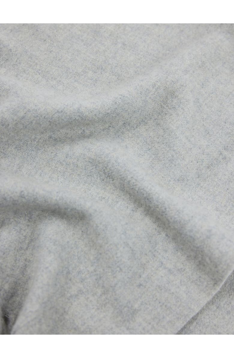 GOBI Mongolian Cashmere Cashmere Fringed Scarf, Alternate, color, Dawn Blue