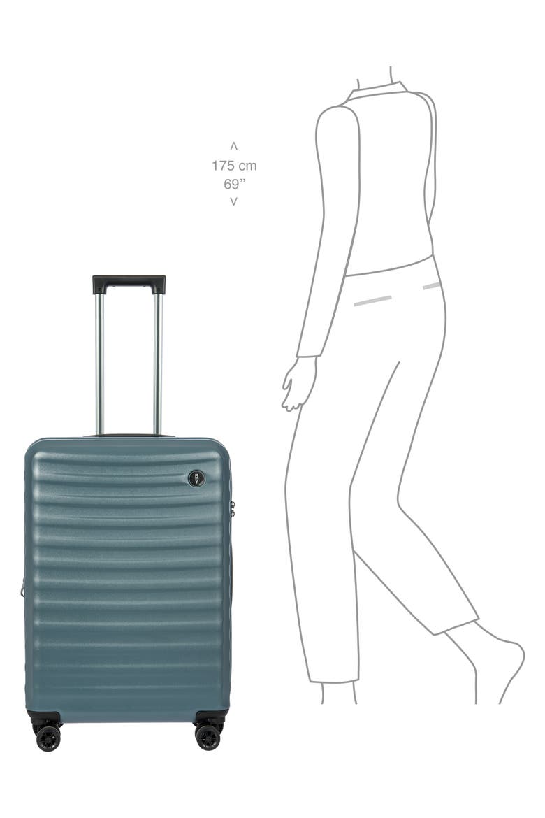 By Nausicaa 27-Inch Expandable Hardside Spinner Suitcase, Alternate, color, GREY BLUE