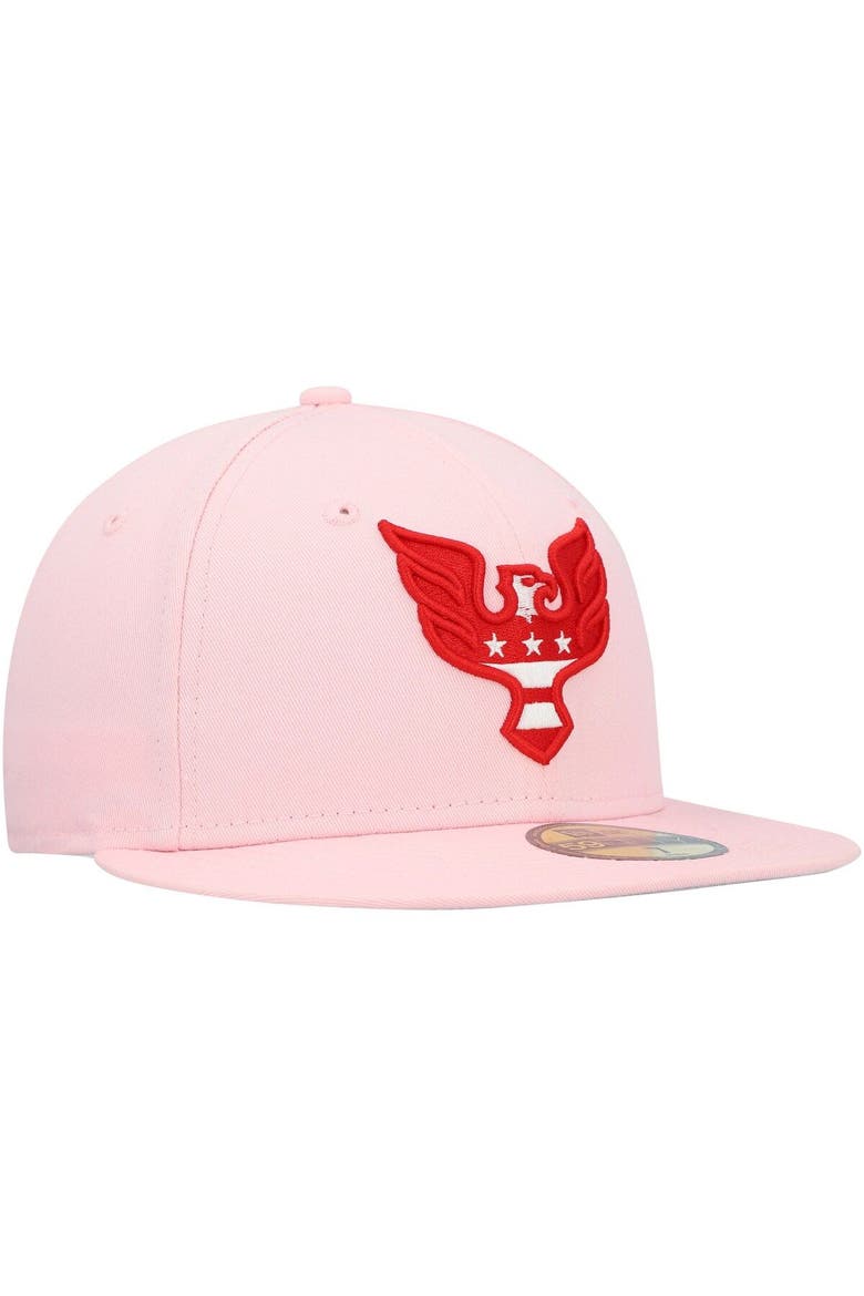 Men's New Era Pink D.C. United Pastel Pack 59FIFTY Fitted Hat, Alternate, color, Pink
