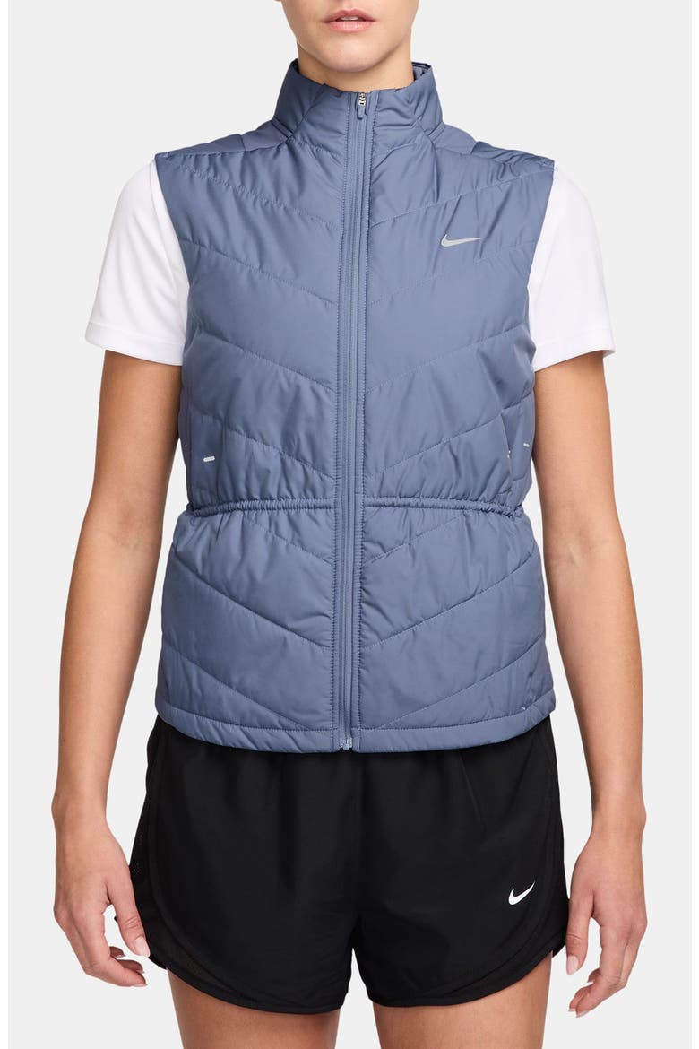 Swift Therma-FIT Running Vest, Main, color, INDIGO/ REFLECTIVE SILVER