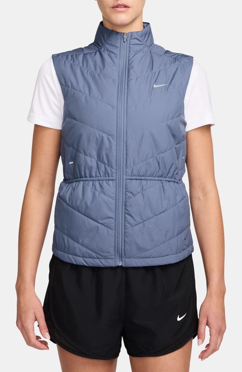 Nike Swift Therma-FIT Running Vest, Main, color, Indigo/ Reflective Silver