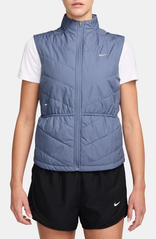Nike Swift Therma-fit Running Vest In Blue