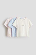 H&M 3-pack printed t-shirts