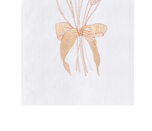 C & F Home C&f Home Autumn Fields Wheat Embroidered Cotton Flour Sack Dishtowel In White