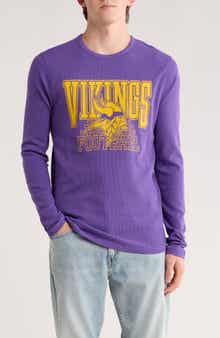Junk Food Vikings Long Sleeve Thermal Graphic T-Shirt