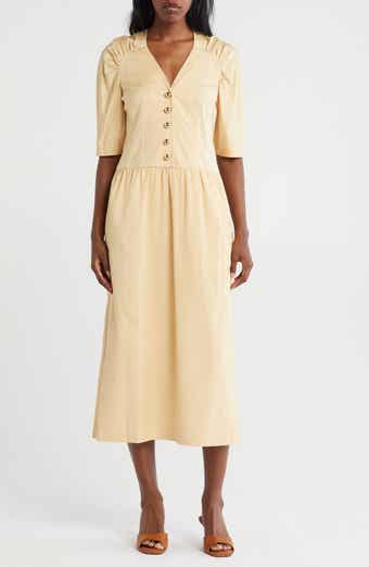 Rebecca Taylor Short Sleeve Maxi Dress