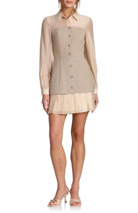 Twofer Long Sleeve Minidress