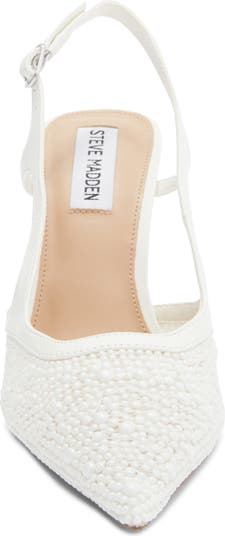 Scotlynn Faux Pearl Pointed Toe Pump