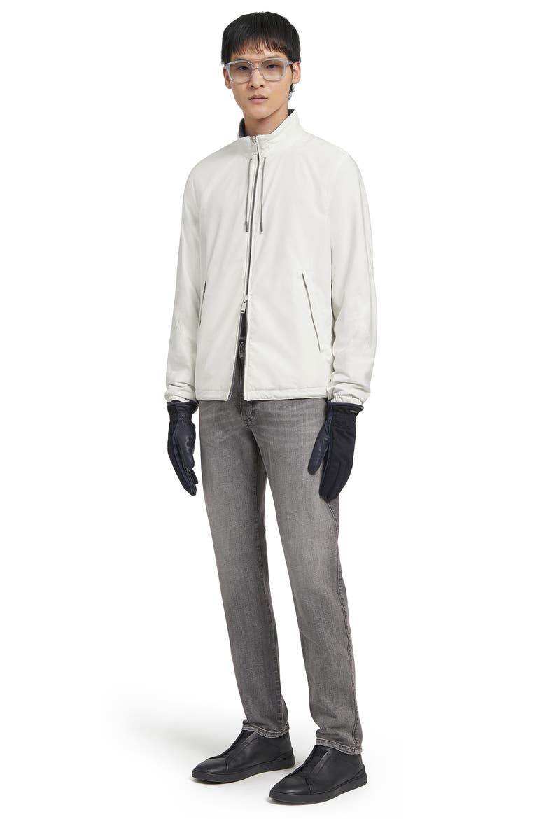 Zephyr Reversible Blouson Jacket, Alternate, color, WHITE