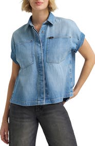Lee Roll Sleeve Denim Utility Shirt